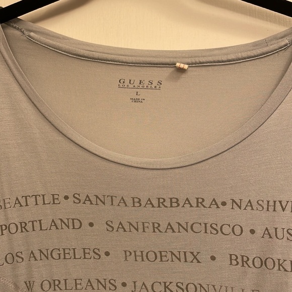 Guess Shoulder Embroidery Top - Picture 2 of 4